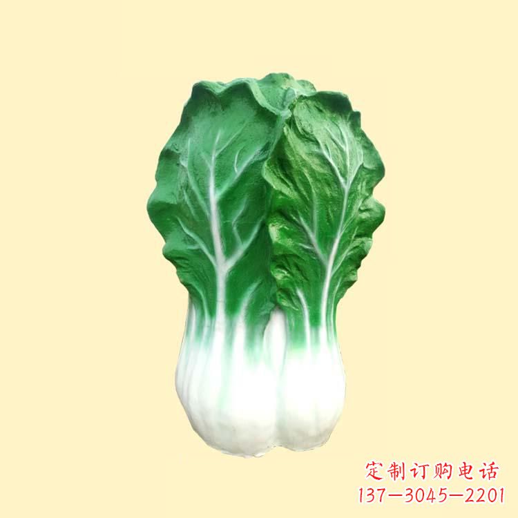 白菜卡通雕塑