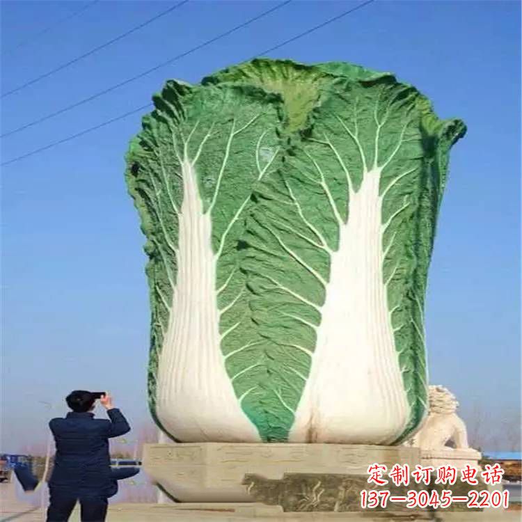 大型白菜（百財(cái)）雕塑擺件