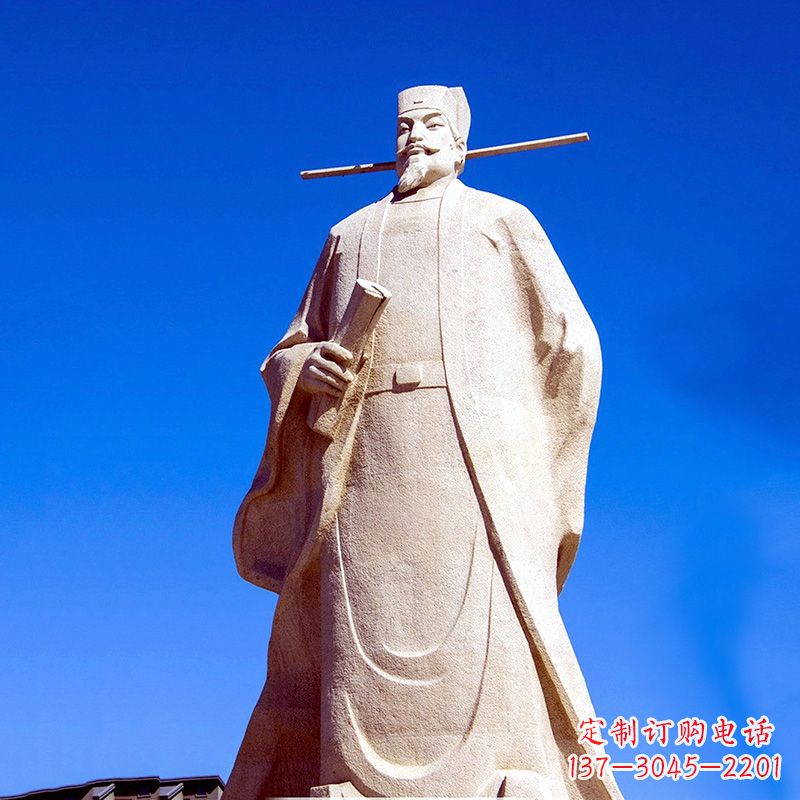 景區(qū)園林歐陽(yáng)修大型砂巖雕像-中國(guó)歷史文化名人著名文學(xué)大家