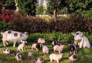 玻璃鋼樹脂仿真動(dòng)物雕塑——公園農(nóng)家院精美裝飾