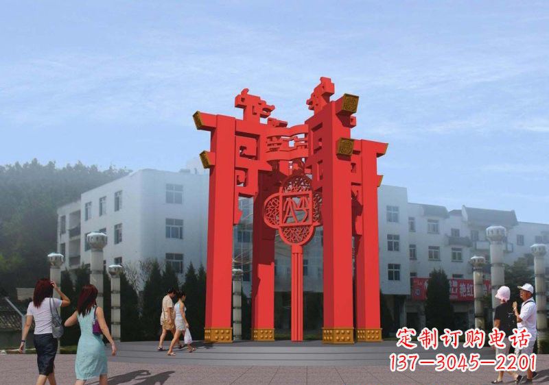 不銹鋼燈籠雕塑——點(diǎn)亮城市美景