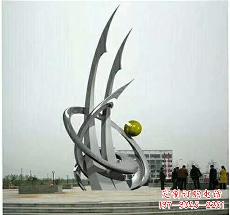 不銹鋼企業(yè)雕塑2
