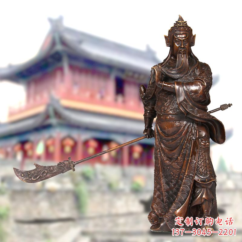 純銅關(guān)公銅像