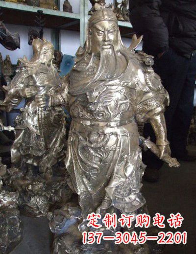 鍛銅關(guān)公雕塑，追求完美的精品工藝