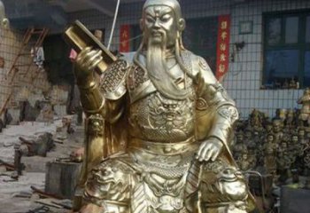 關(guān)公武財(cái)神銅雕定制