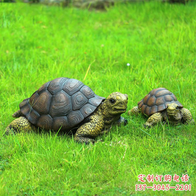 仿真烏龜公園雕塑擺件