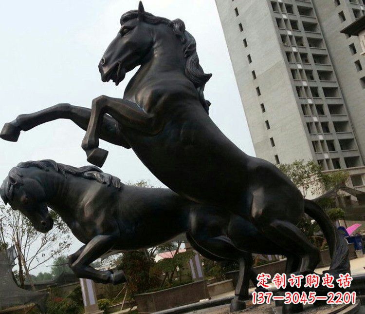 奔馬雕塑 - 公園/奔馬/動物