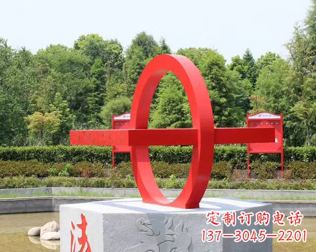 公園不銹鋼法制景觀雕塑