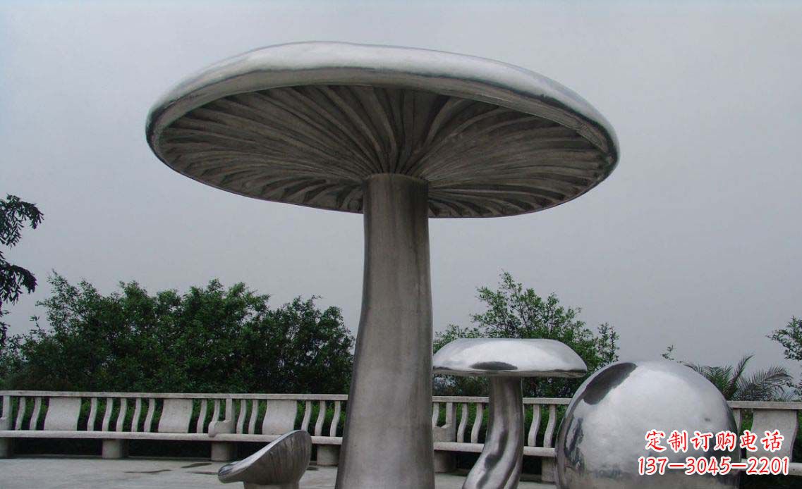 公園不銹鋼仿真蘑菇?jīng)鐾さ袼?></picture><a href=