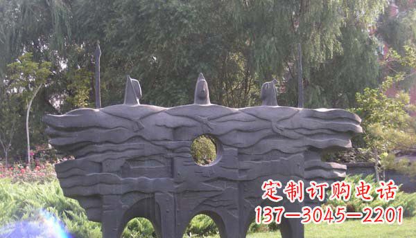 公園抽象戰(zhàn)士人物銅雕