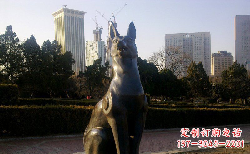 公園/動物/銅雕-公園狗動物銅雕