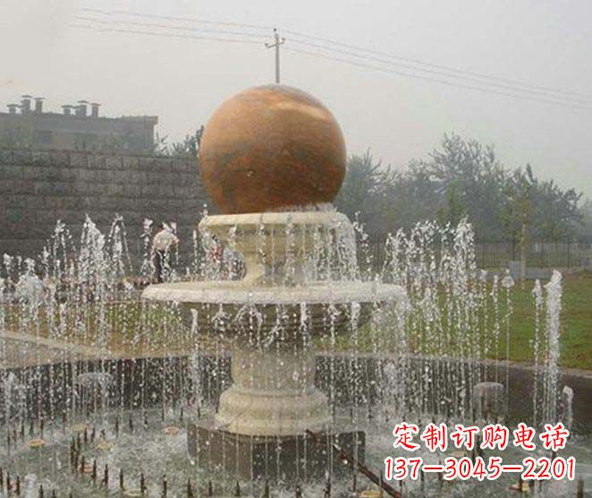 公園景觀風(fēng)水球噴泉石雕