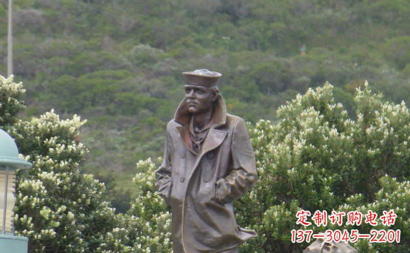公園西方人物雕塑