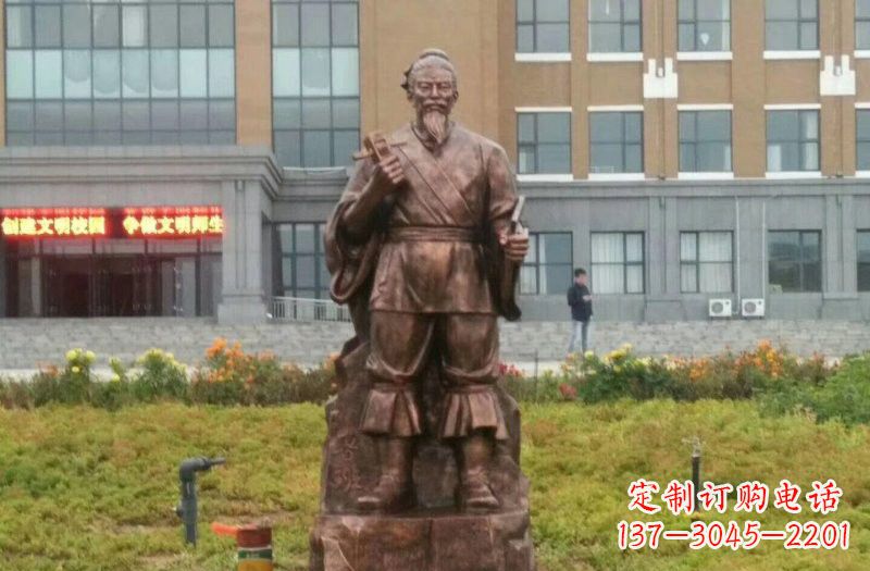 傳承古代名人銅雕——魯班雕像