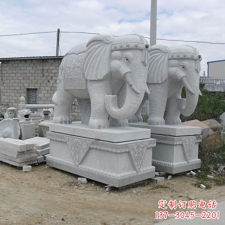 古代大象石雕