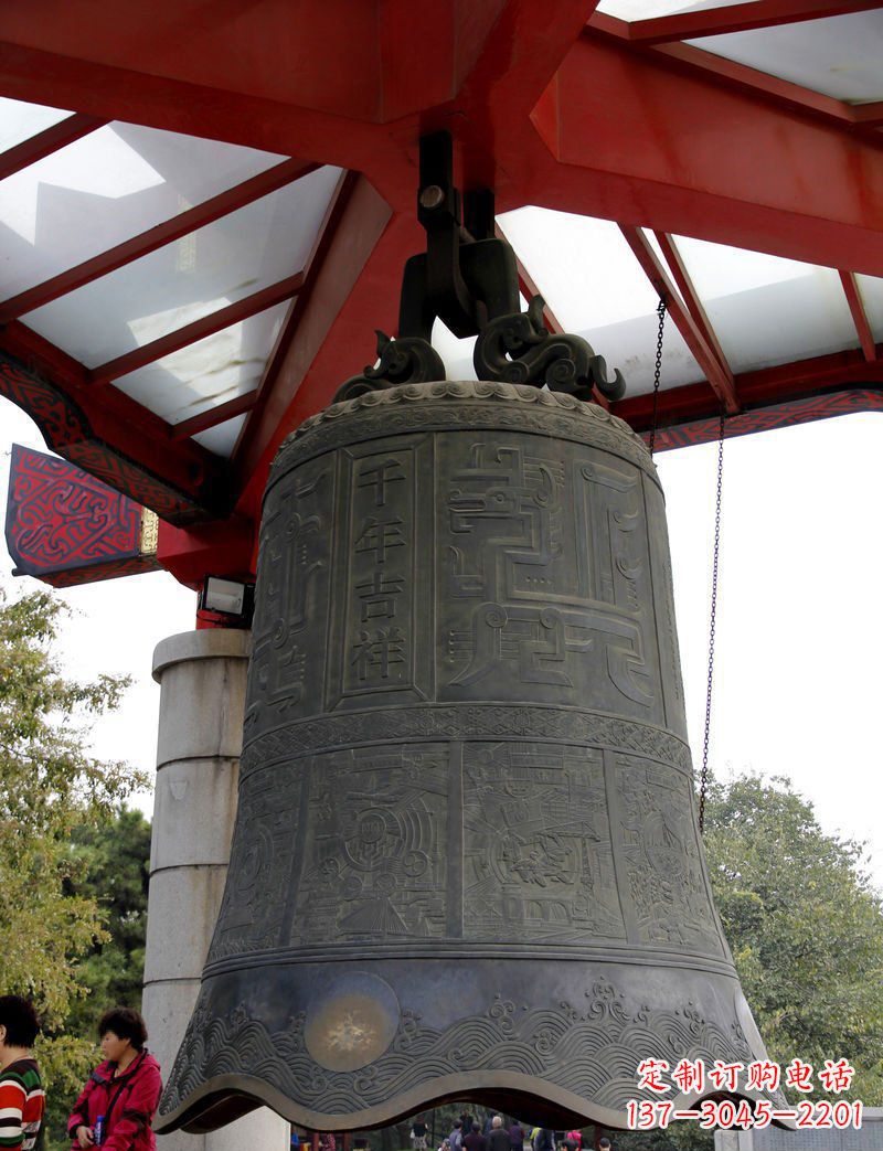 銅鐘雕塑 - 廣場/千年/吉祥/銅鐘