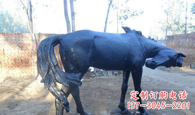 廣場銅馬動物銅雕