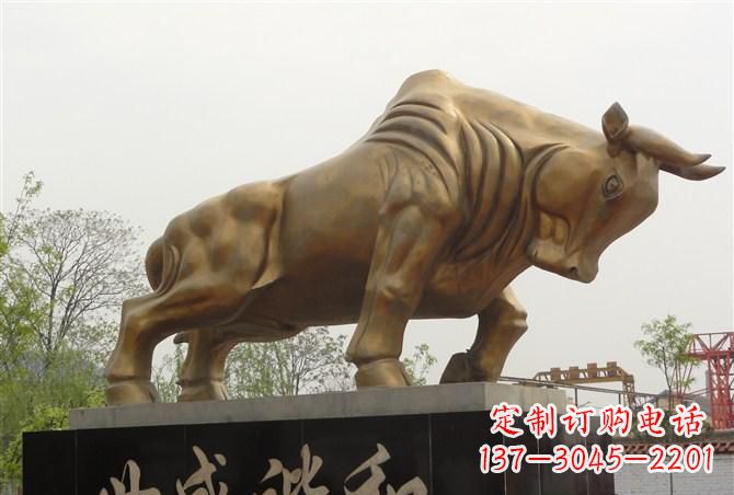 和諧盛世牛銅雕