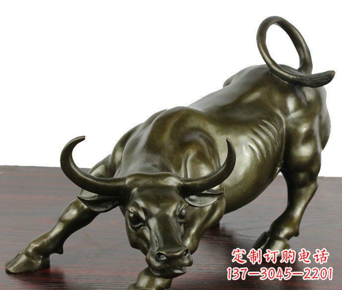 華爾街牛銅雕 (3)