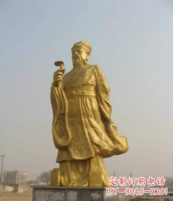 李時(shí)珍名醫(yī)銅雕