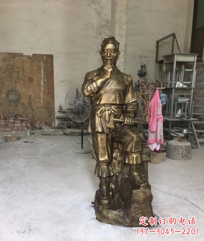 魯班古代名人銅雕