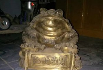 金蟾招財(cái)進(jìn)寶動(dòng)物銅雕