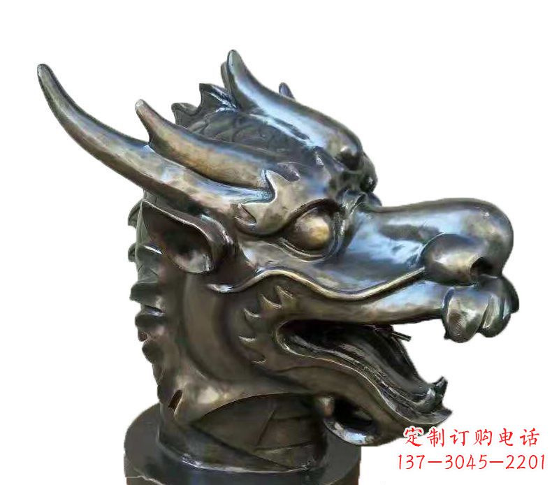 噴水?dāng)[件生肖龍獸頭動(dòng)物銅雕