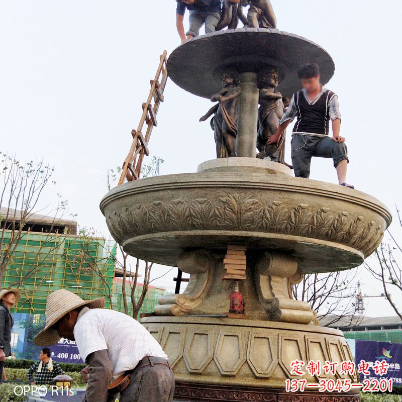 水頭石雕噴泉