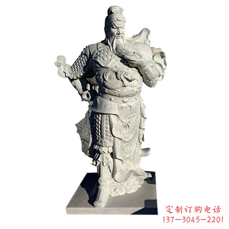 武財神關(guān)羽石雕