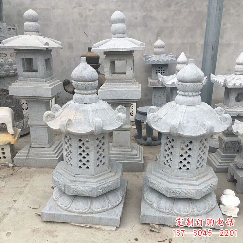 中式/石雕/燈籠-中式低墩石雕燈籠 中式/石雕/燈籠-中式低墩石雕燈籠